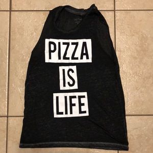 Pizza Is Life muscle tank